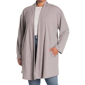 NWT Melloday Medium Black Butter Soft Open Front Cardigan Size XL